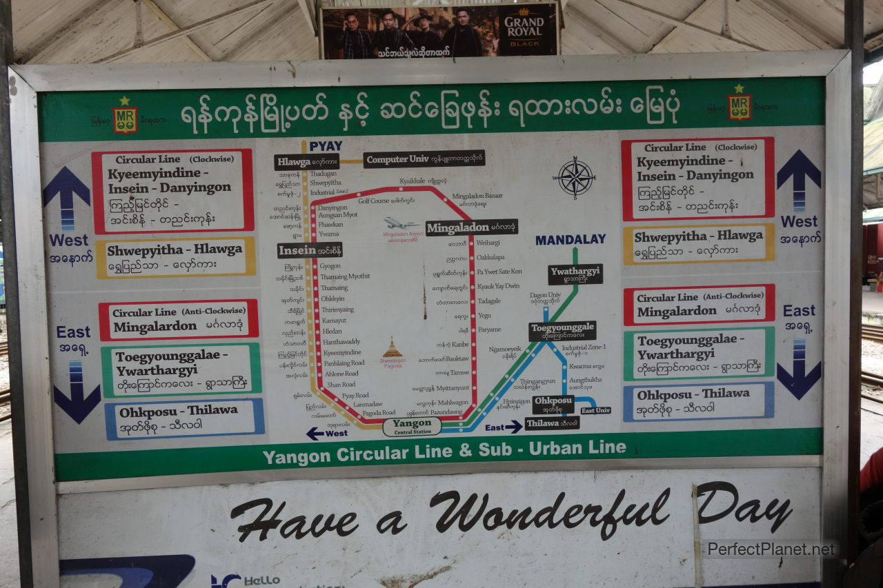 Circle line Yangon
