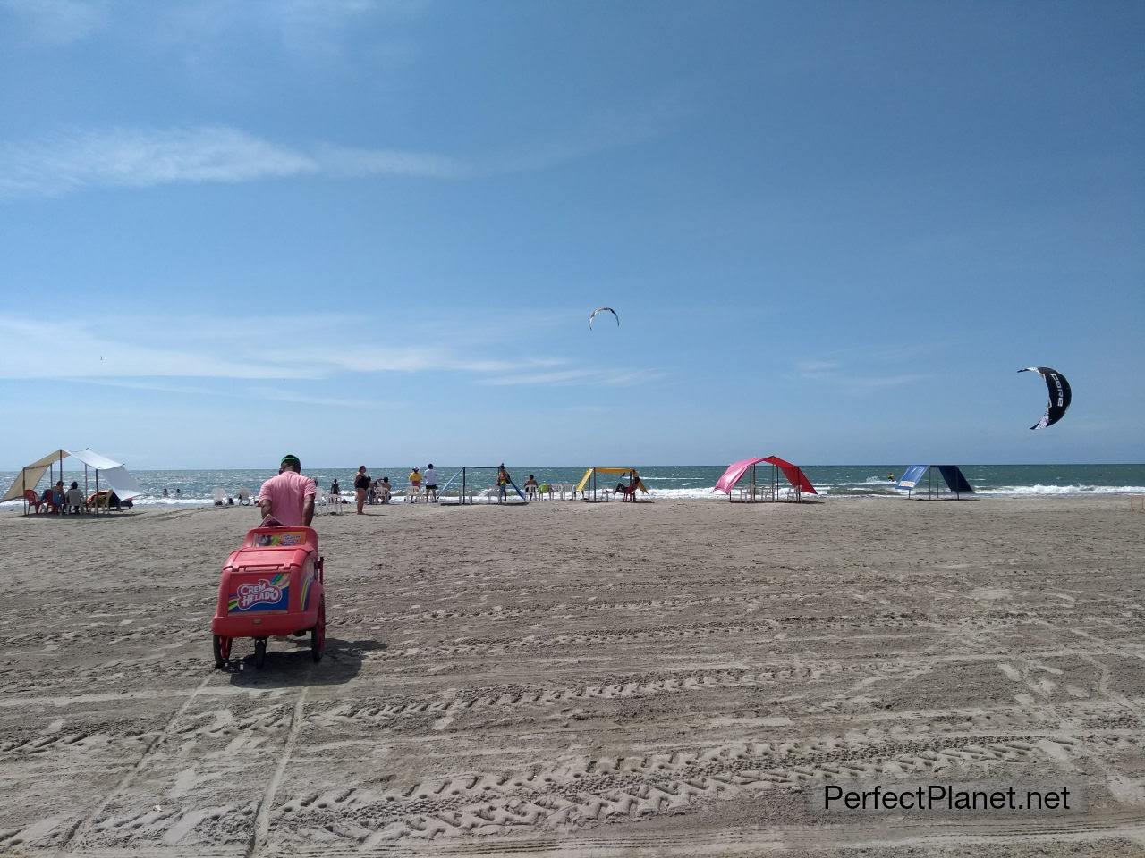 Playa cerca de Cartagena