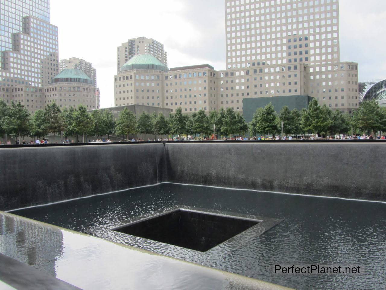 Pond in One World Trade Center Site