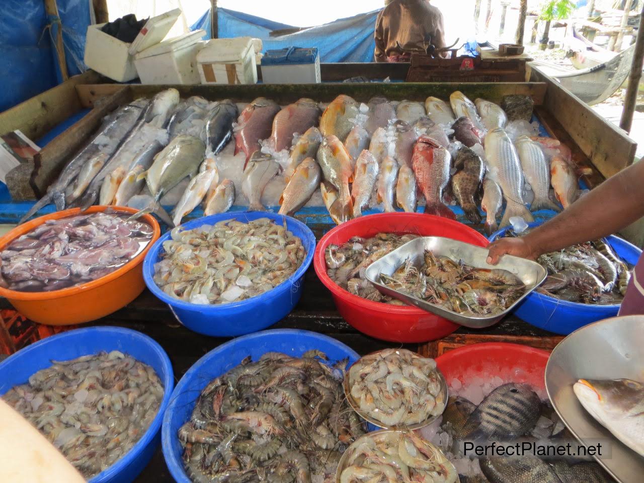 Puesto de pescado