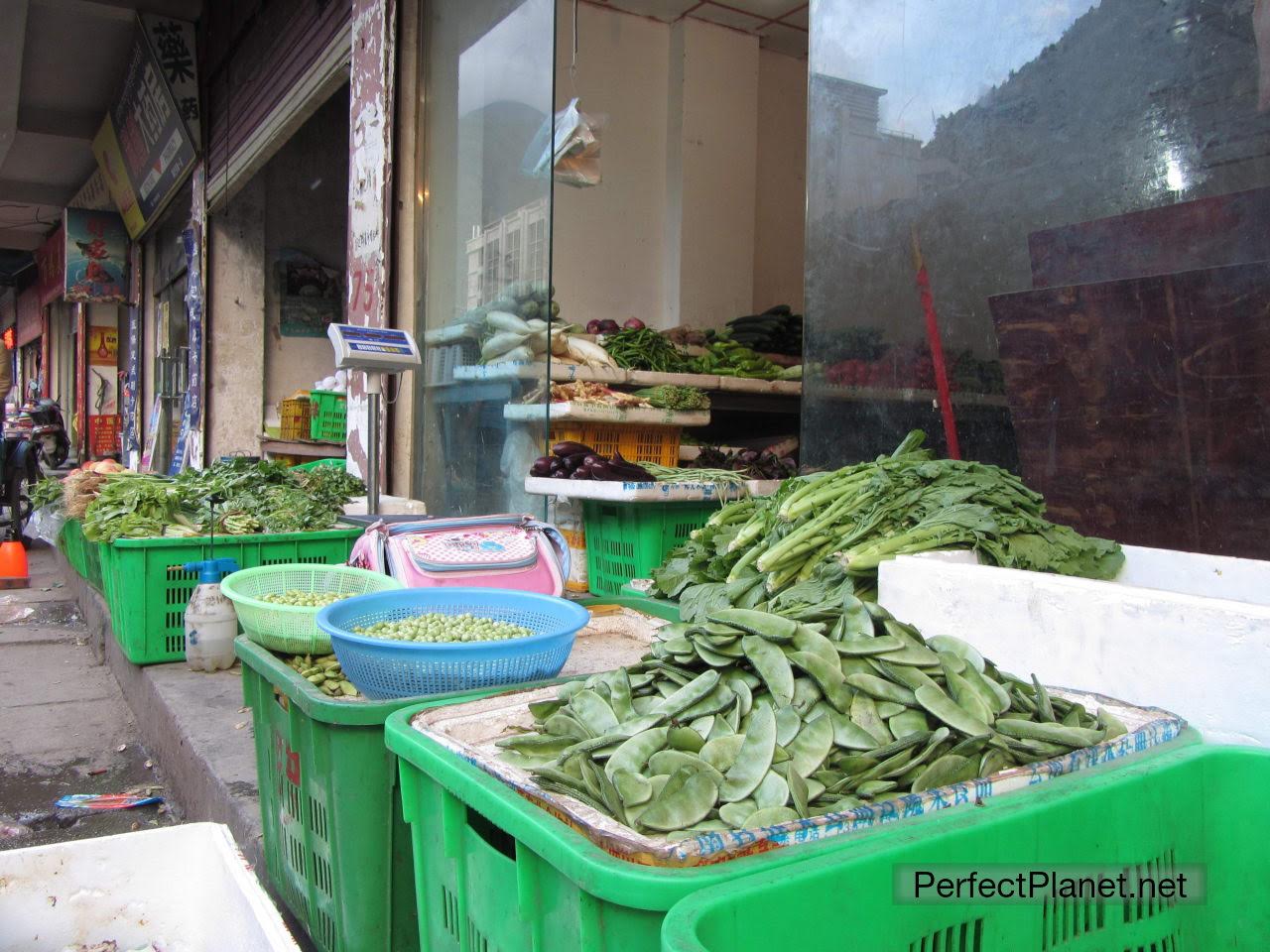 Mercado en  Kanding