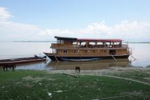 Our boat in Mingun