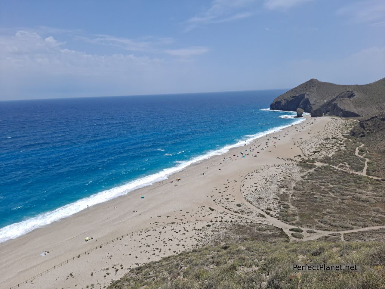 Playa de los Muertos from de viewpoint