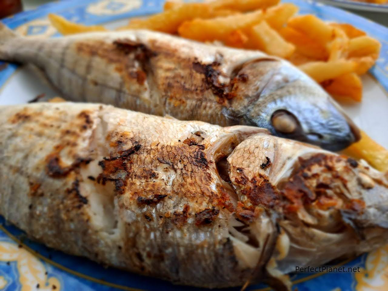 Pescado de la zona