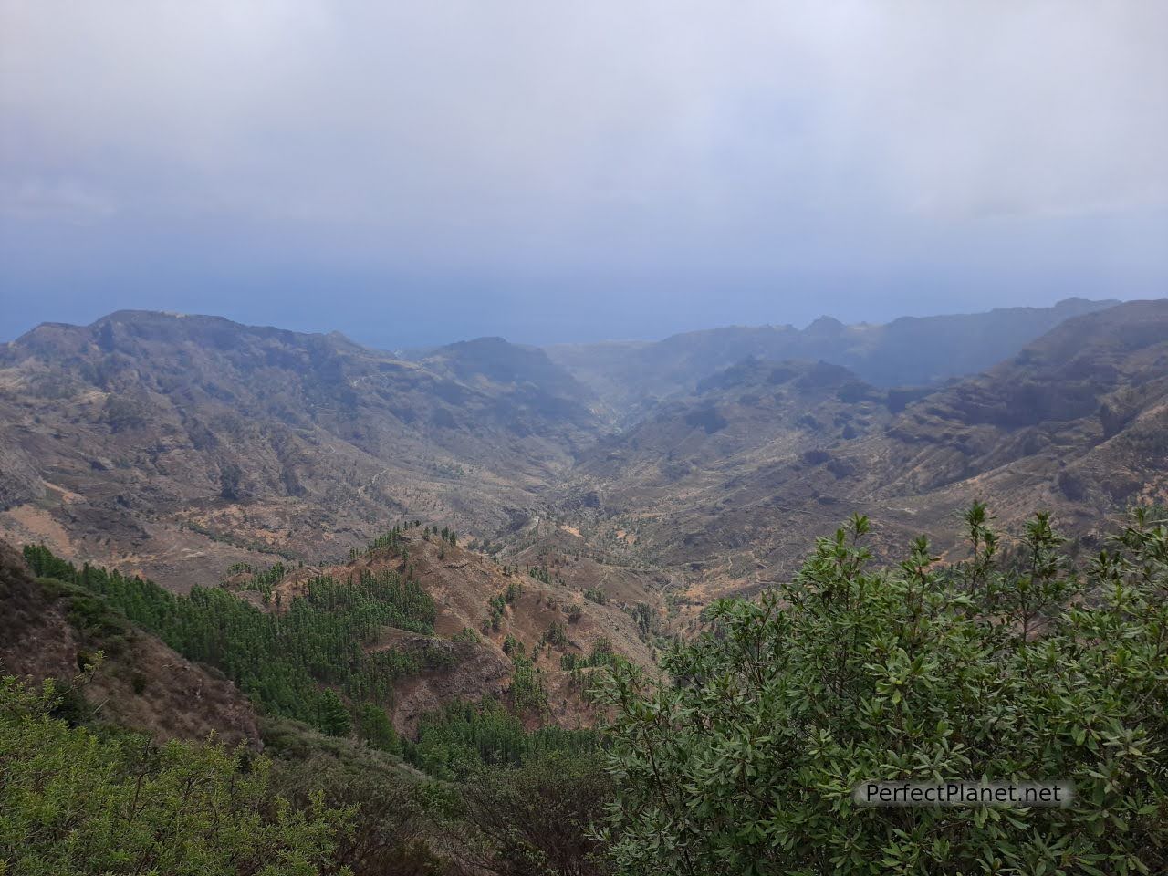 Vistas desde mirador de Tajaqué