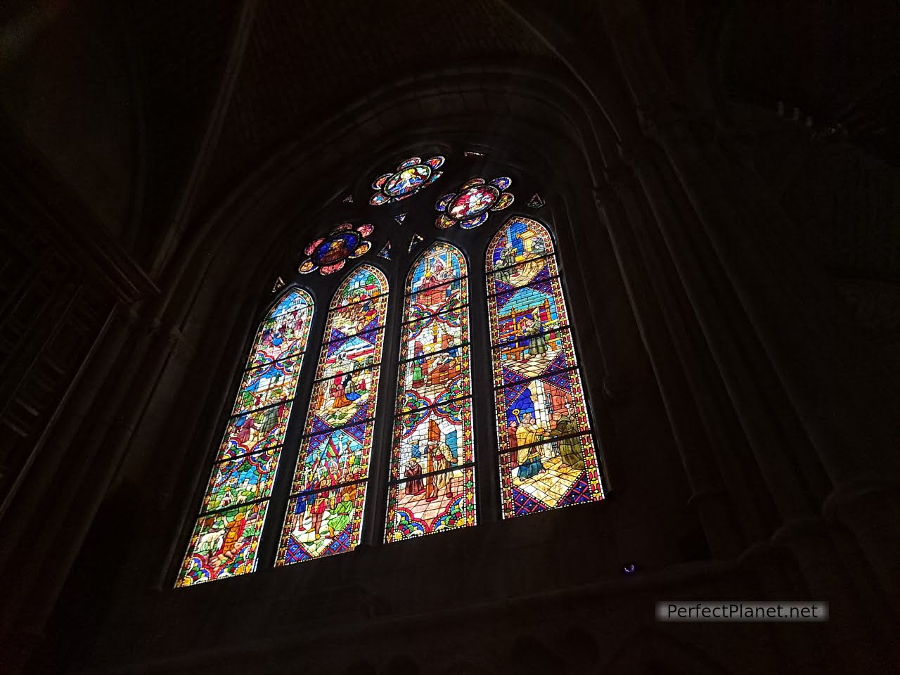 Stained glass windows