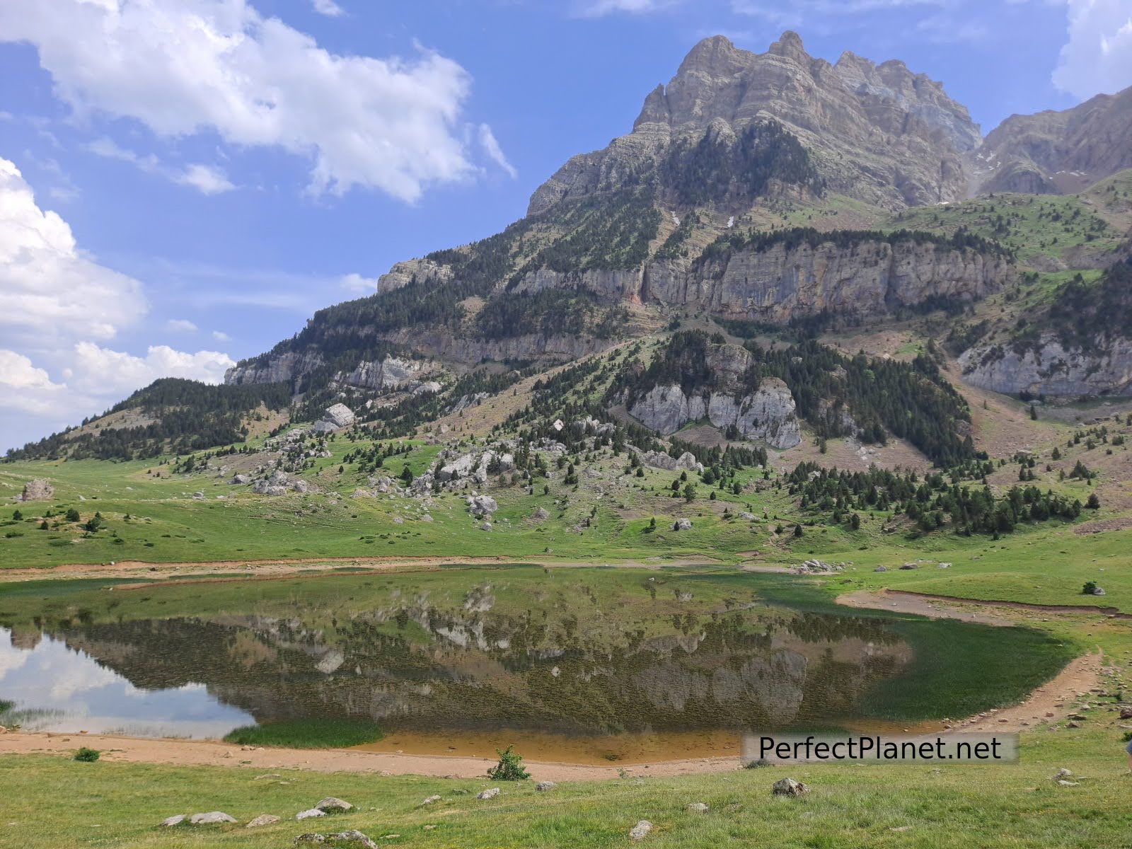 Peña Telera peak and Piedrafita lake