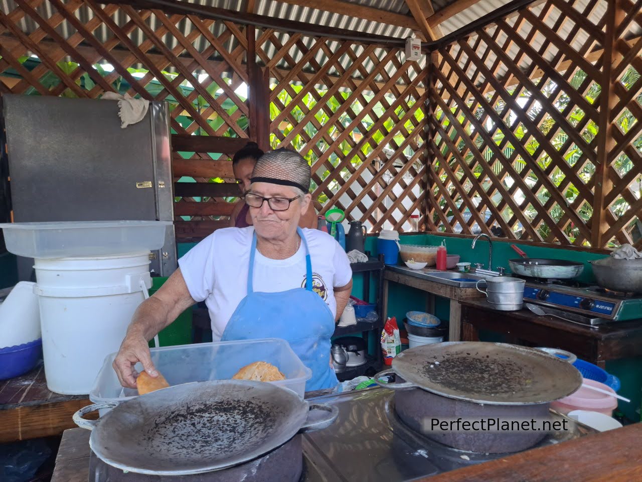 Puesto de enchiladas