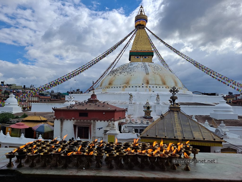 Boudanath desde Tamchen Gompa