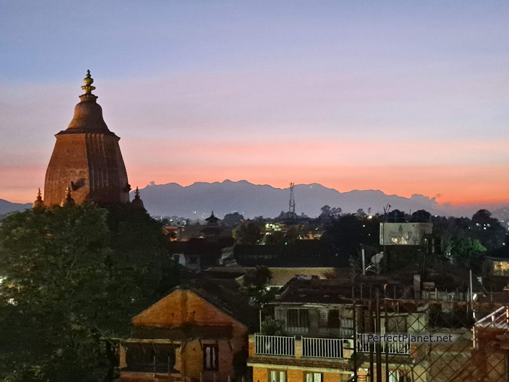 Atardecer en Bhaktapur