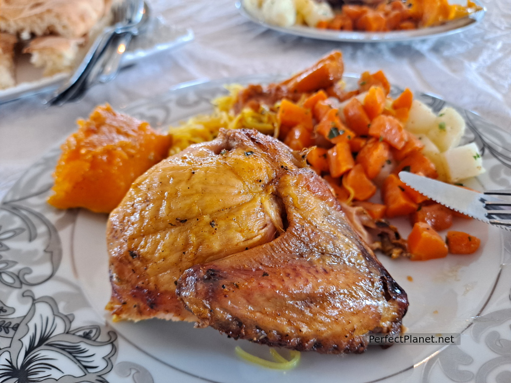 Roast chicken