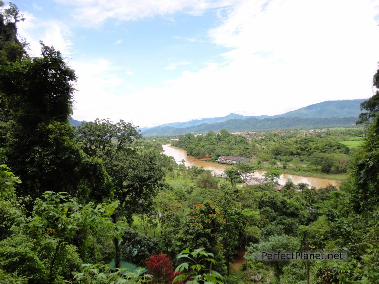 Views from Tham Jang cave