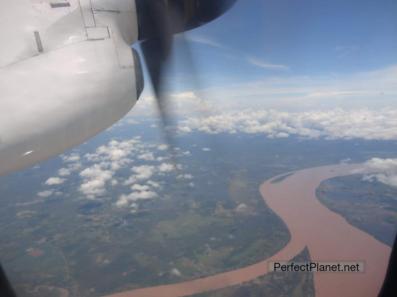 Vistas desde el avión