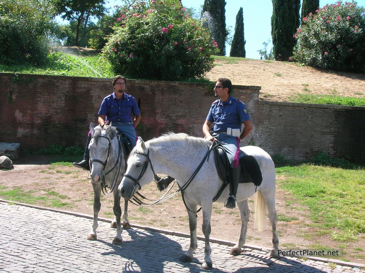 Police on horseback