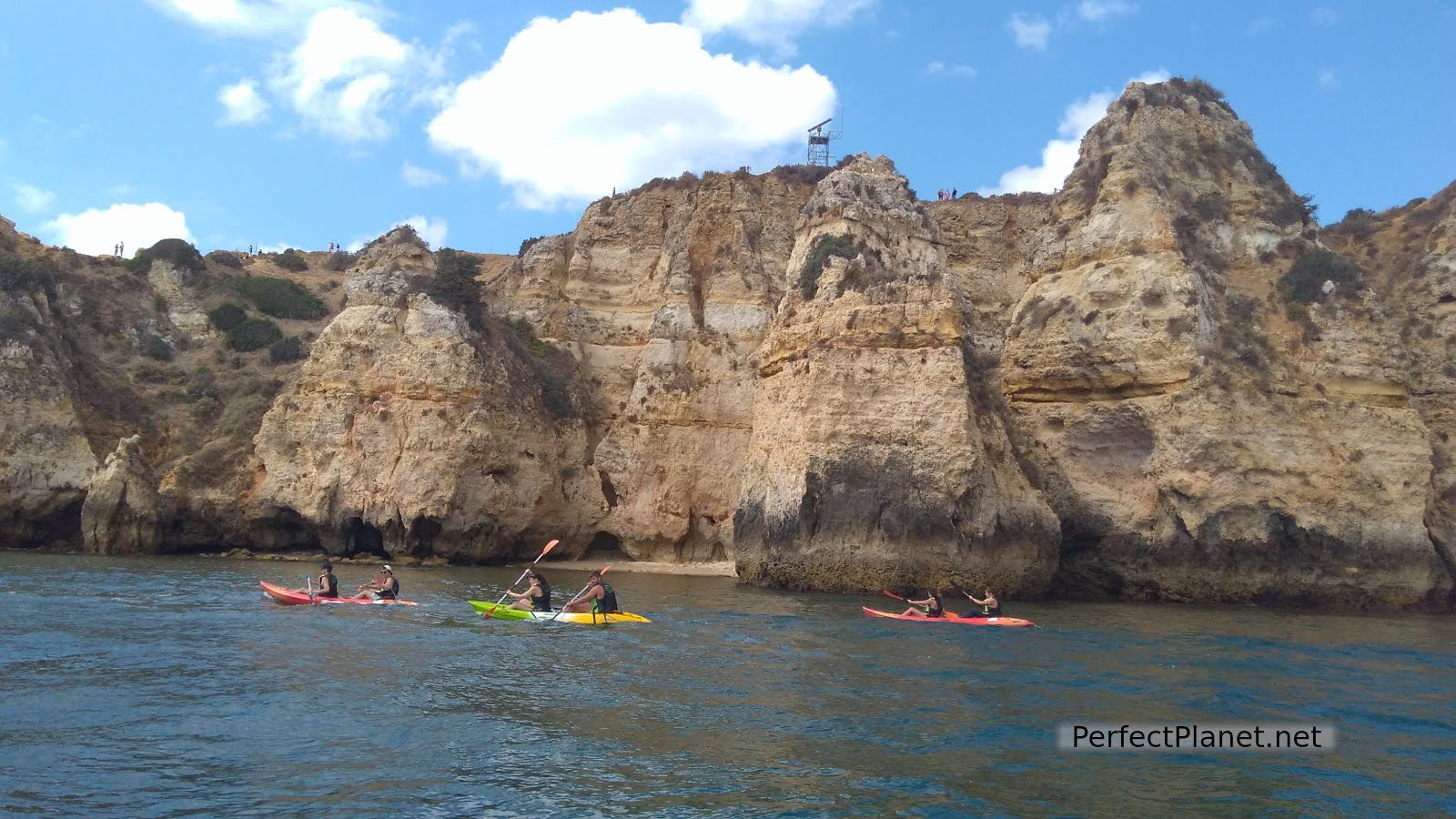 Haciendo kayak