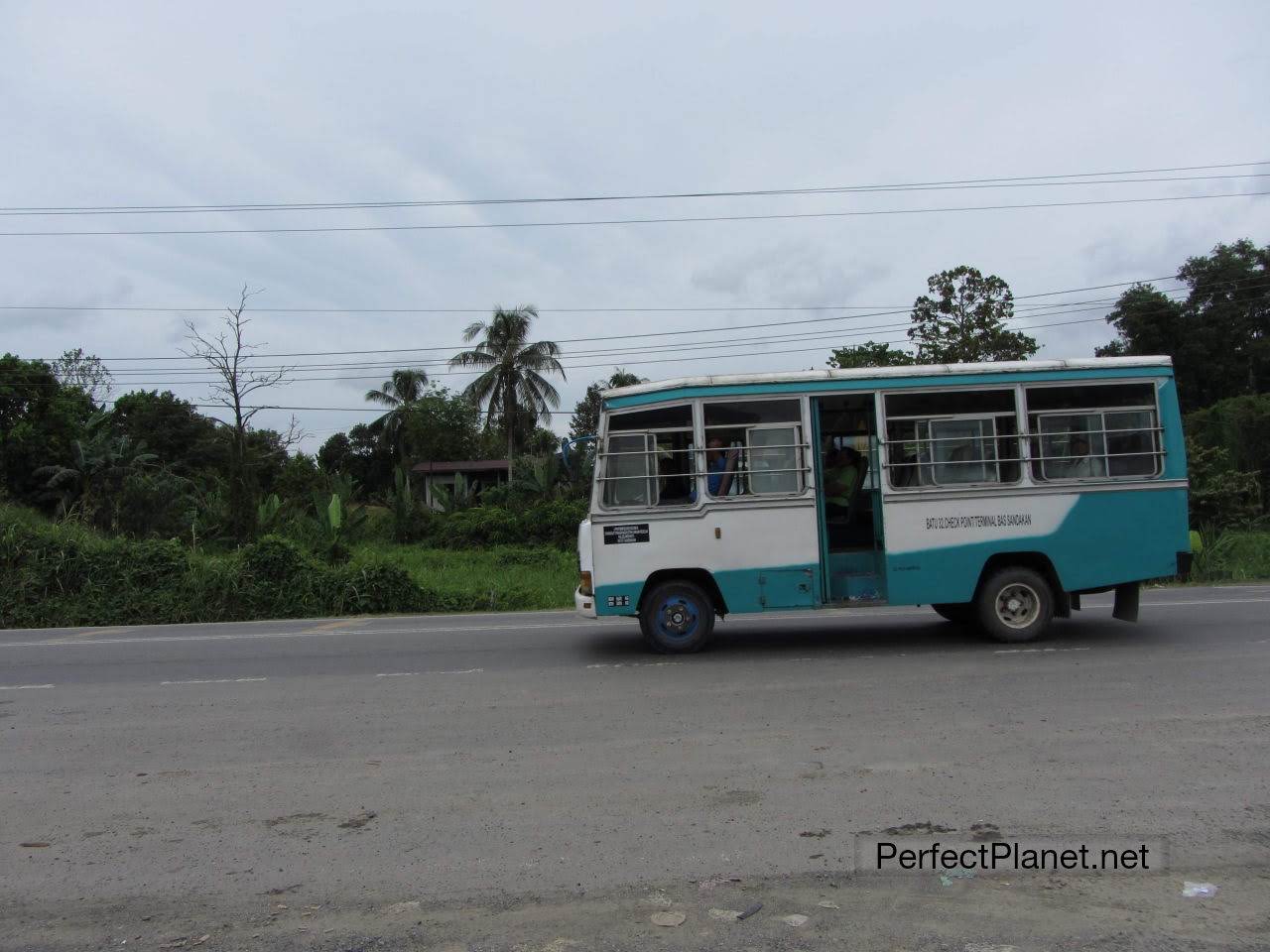 Esperando al bus