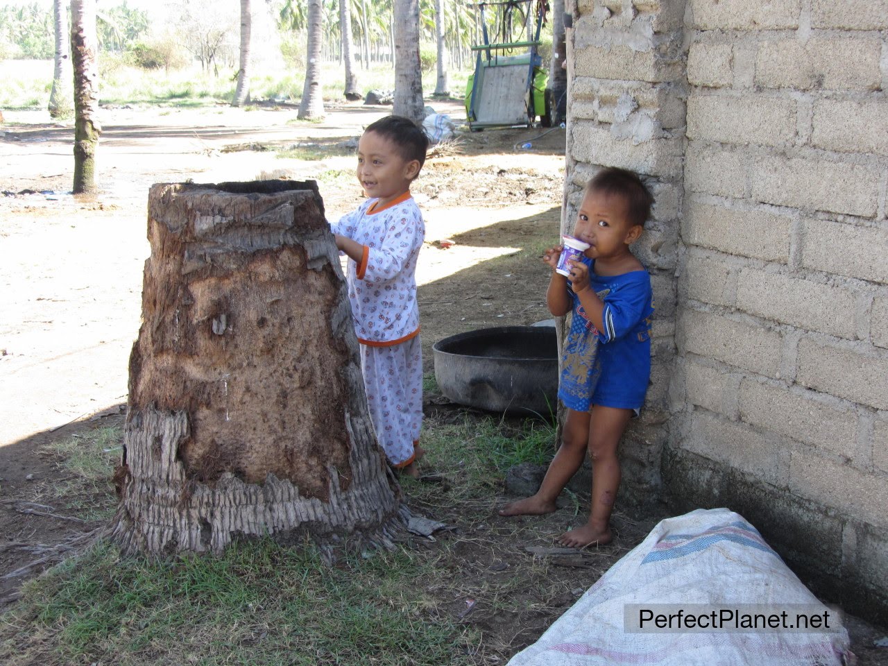 Niños en Gili Trawangan