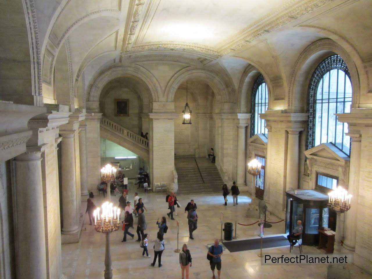 Interior New York Public Library