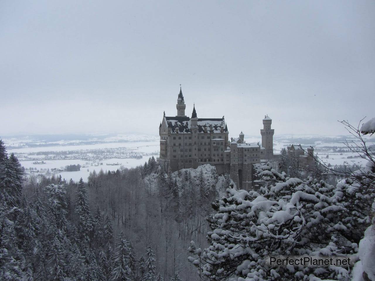 Castillo de Neuschwanstein desde Marienbrucke