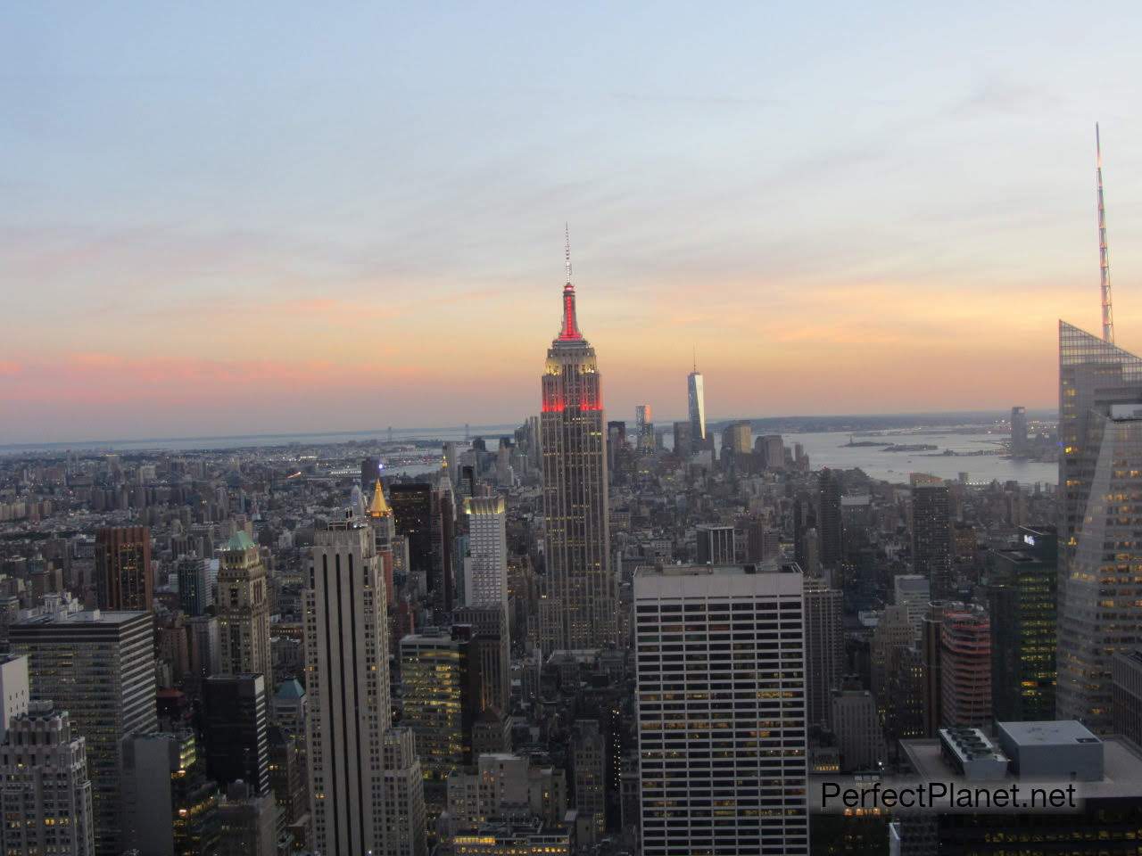 Empire State desde Top of the Rock