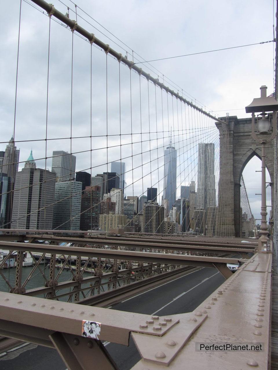 Manhattan desde Puente de Brooklyn