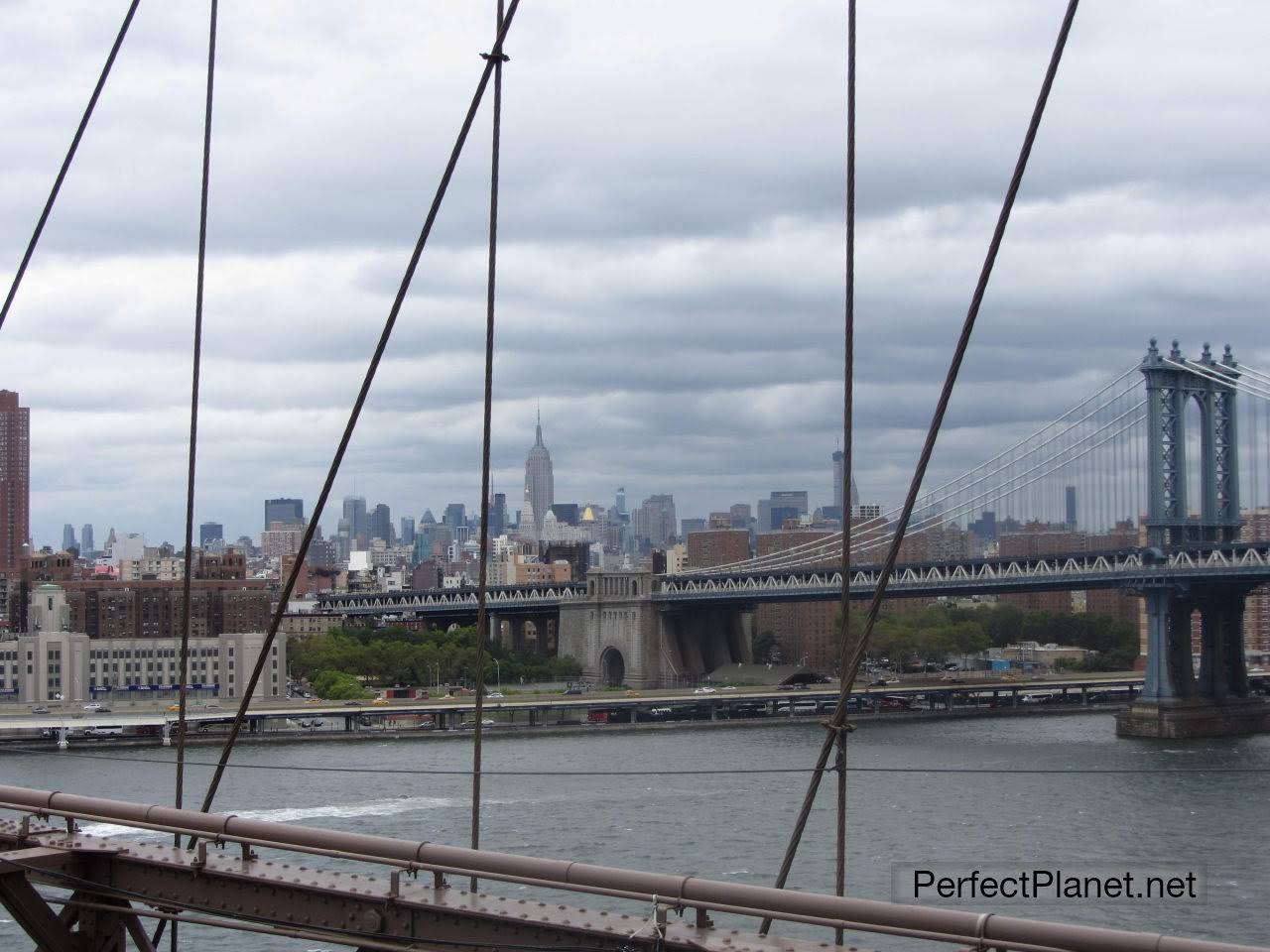 Puente de Williamsburg desde Puente de Brooklyn