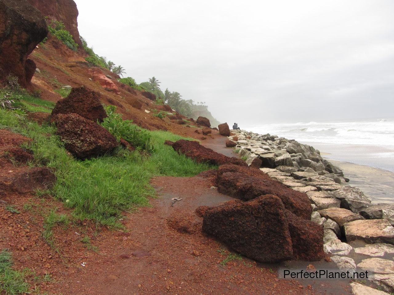 Varkala playa