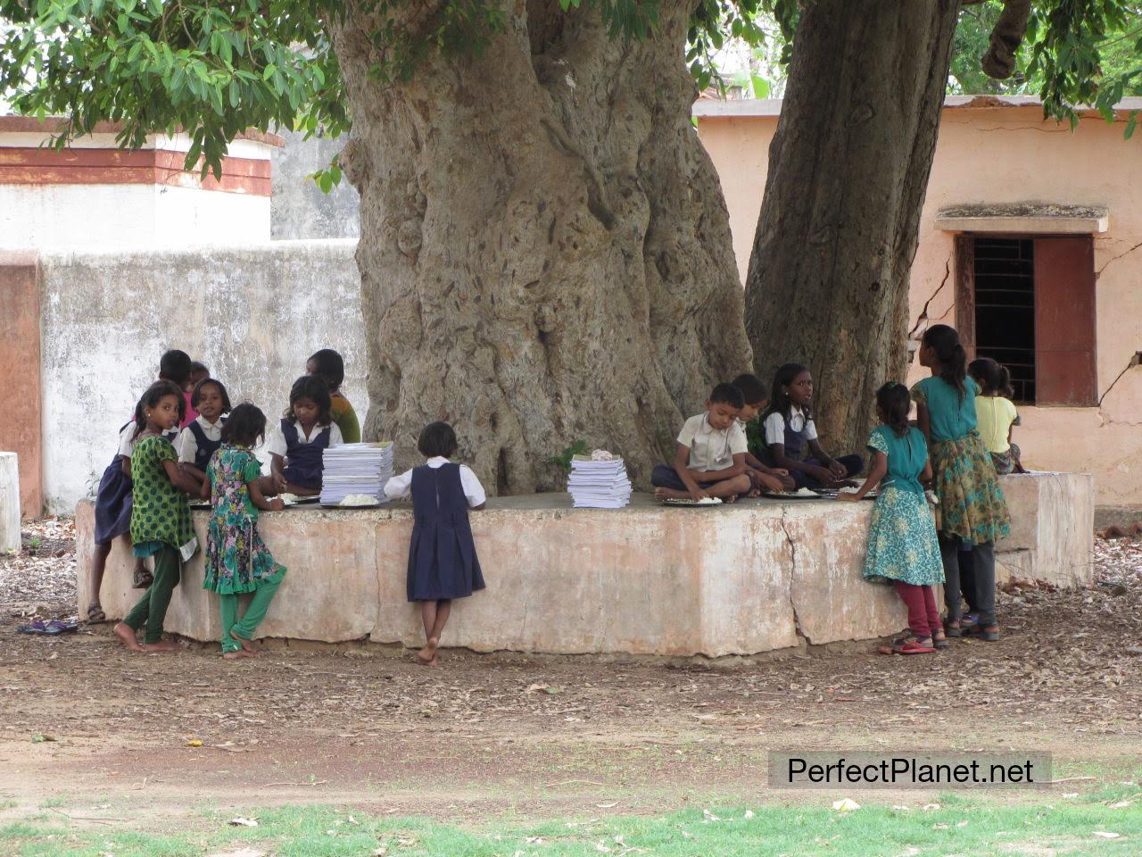 Niños en el colegio