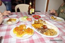 Comida en restaurante Compa en Barichara