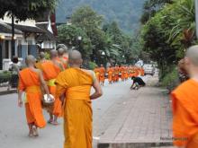 Tak Bat en Luang Prabang