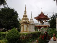 Stupas in Sisaket Temple Vientiane