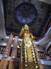 Buddha inside a temple