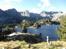 Negre de Peguera lake