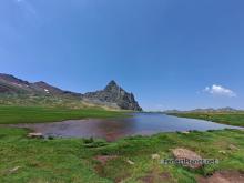 Anayet peak and lake